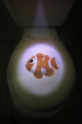 IllumiBowl Toilet Night Light Projector