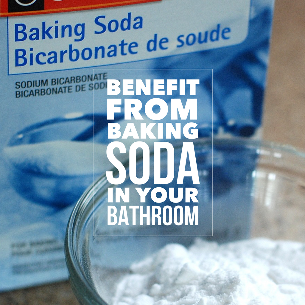 Three easy ways to benefit from baking soda in your bathroom