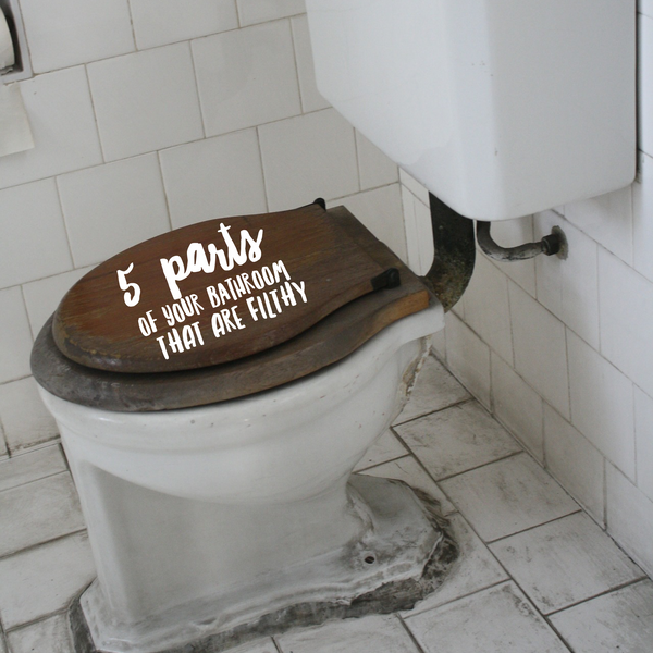 Five parts of your bathroom that are filthy