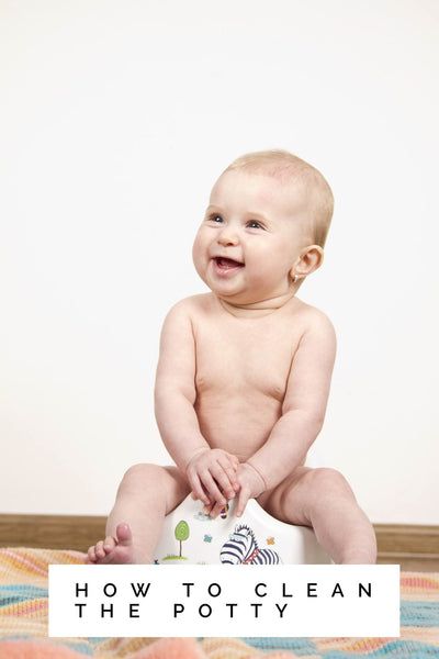 How to clean your child's potty