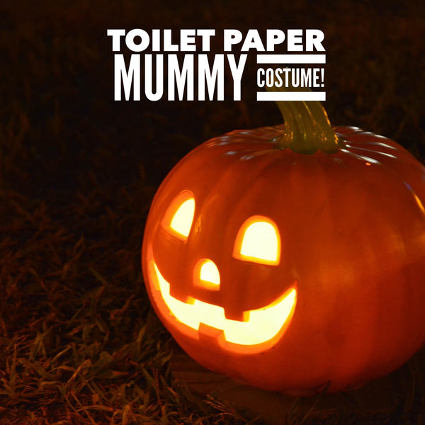 Easy potty training toilet paper mummy costume
